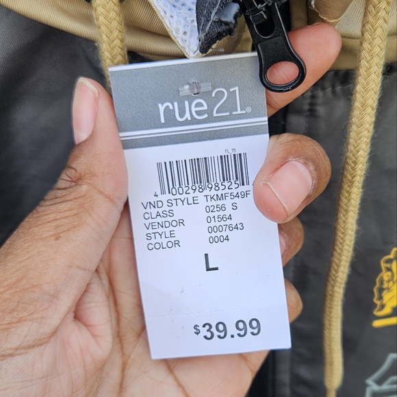 Rue21 Windbreaker Anime Graphic Jacket Size L - Picture 11 of 11